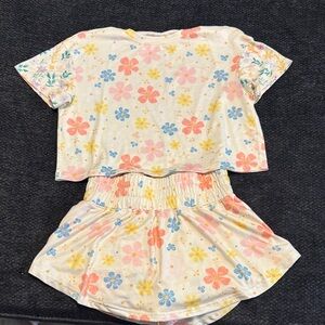 Floral Print Two-Piece Set